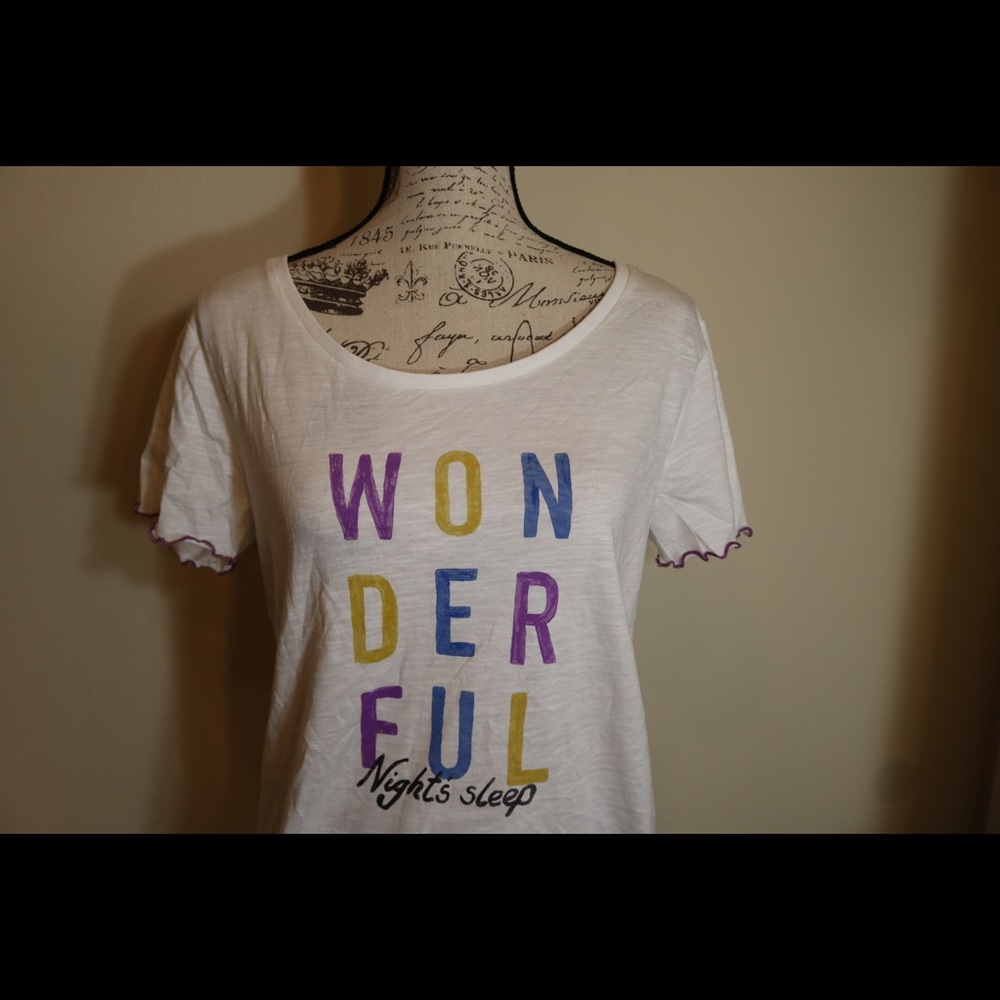 New Next Brand wonderful nights sleep pajama top